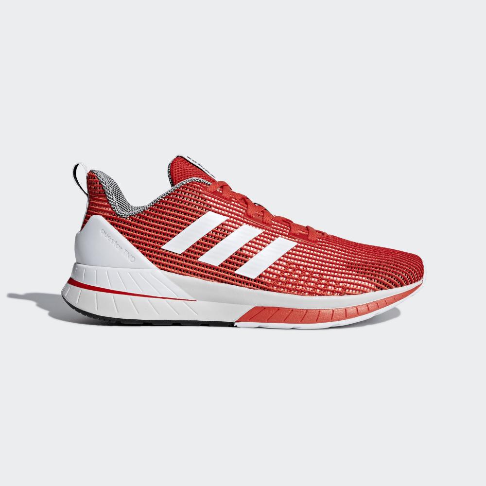 Bocanci Munte Adidas Questar TND Barbati Romania - Rosii/Albi/Rosii DB1112